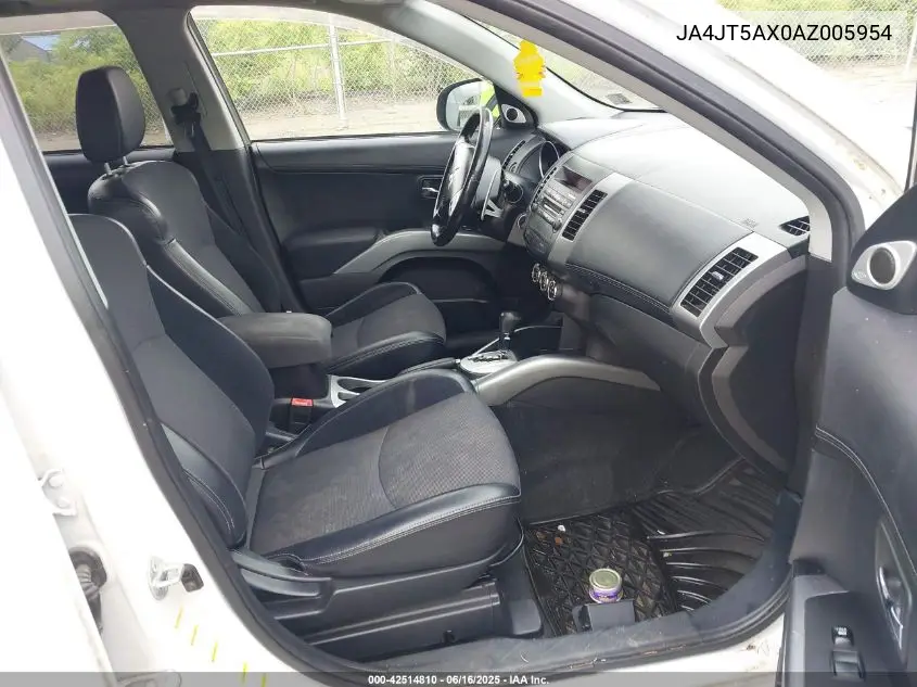 2010 Mitsubishi Outlander Gt VIN: JA4JT5AX0AZ005954 Lot: 42514810