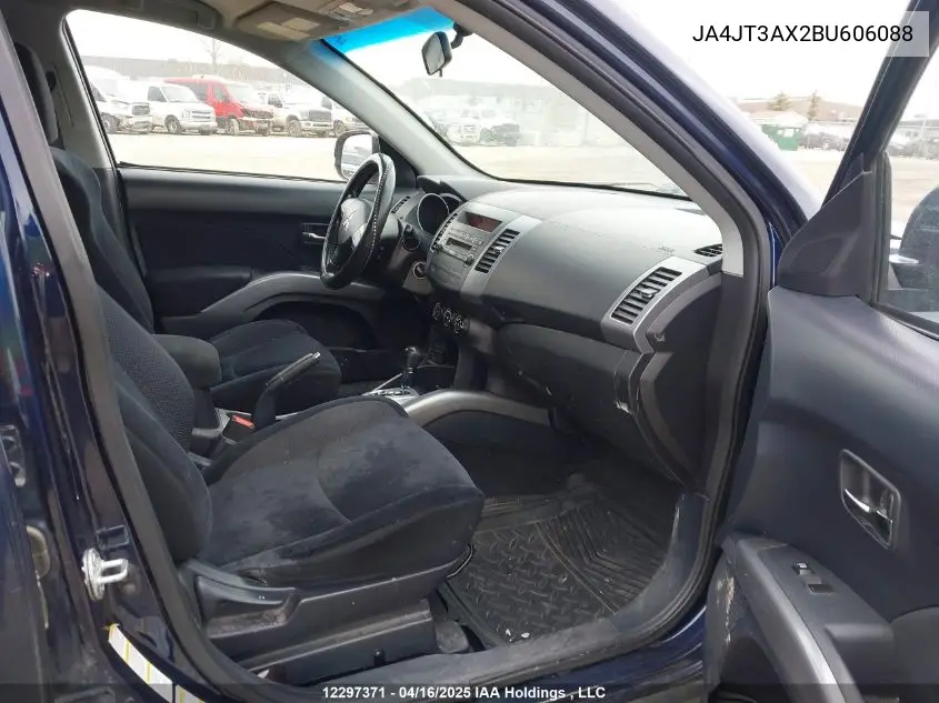 2011 Mitsubishi Outlander Se VIN: JA4JT3AX2BU606088 Lot: 12297371