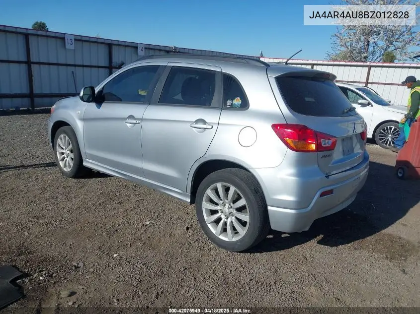 2011 Mitsubishi Outlander Sport Se VIN: JA4AR4AU8BZ012828 Lot: 42075949