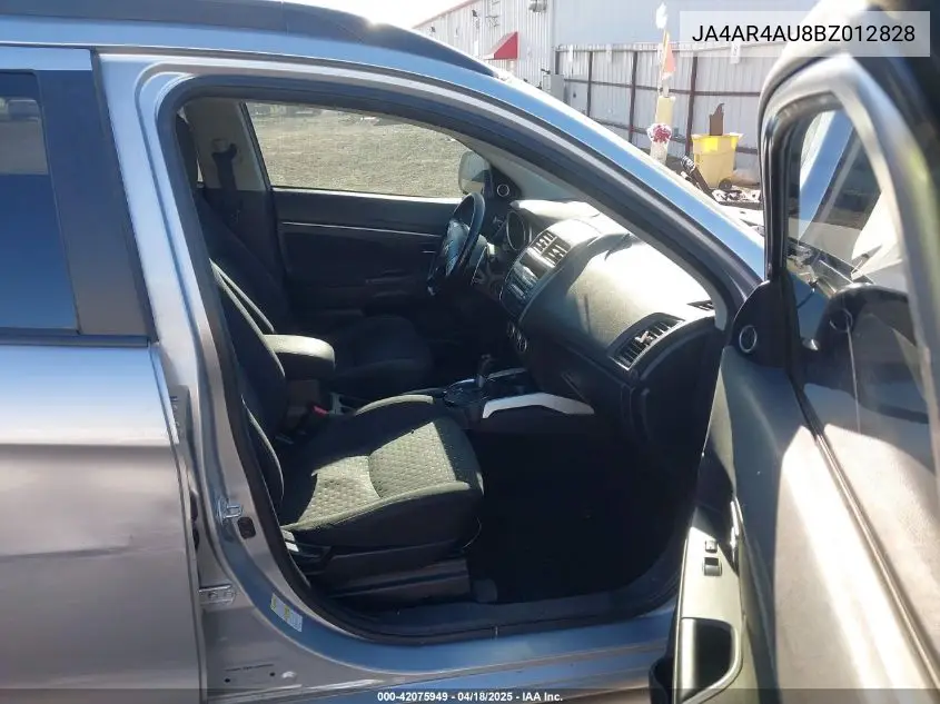 2011 Mitsubishi Outlander Sport Se VIN: JA4AR4AU8BZ012828 Lot: 42075949