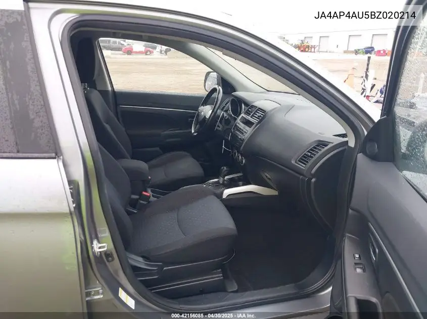 2011 Mitsubishi Outlander Sport Se VIN: JA4AP4AU5BZ020214 Lot: 42156085