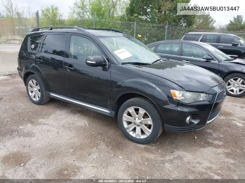 2011 Mitsubishi Outlander Se VIN: JA4AS3AW5BU013447 Lot: 42256531