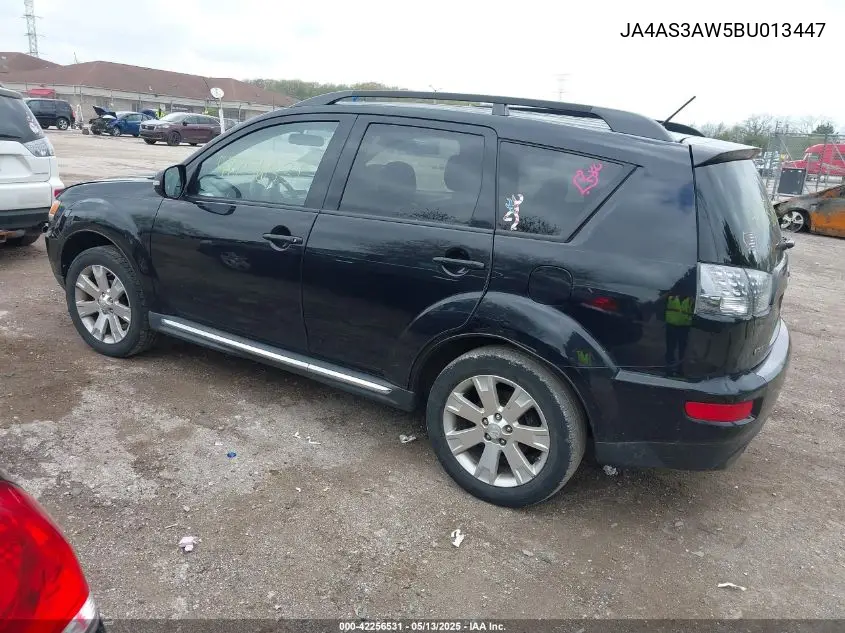 2011 Mitsubishi Outlander Se VIN: JA4AS3AW5BU013447 Lot: 42256531
