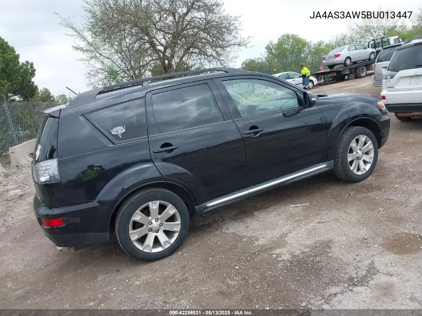 2011 Mitsubishi Outlander Se VIN: JA4AS3AW5BU013447 Lot: 42256531