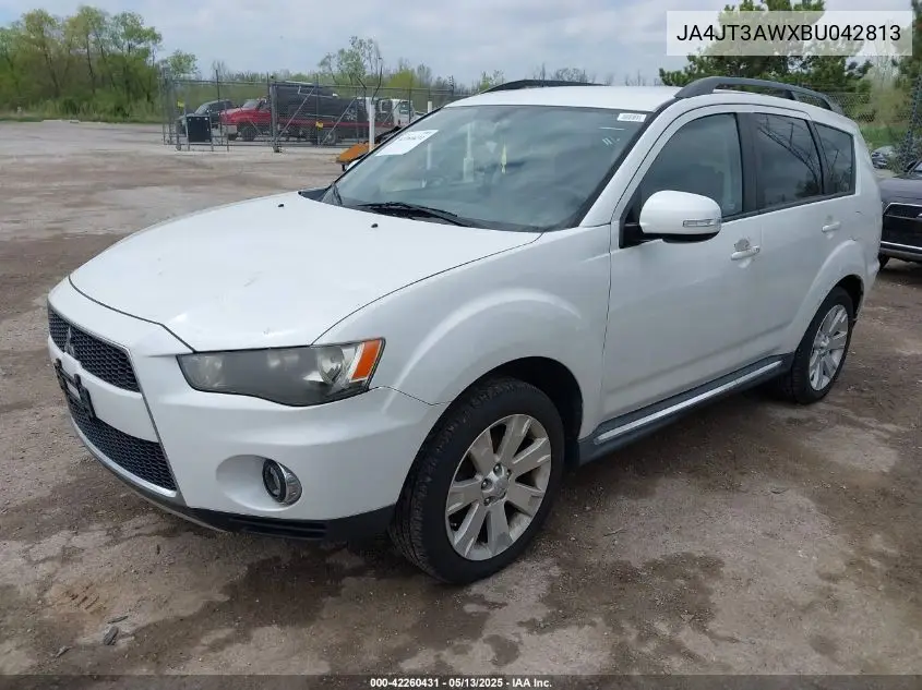 2011 Mitsubishi Outlander Se VIN: JA4JT3AWXBU042813 Lot: 42260431
