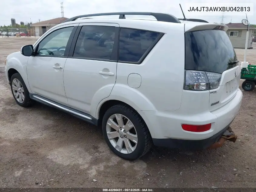 2011 Mitsubishi Outlander Se VIN: JA4JT3AWXBU042813 Lot: 42260431