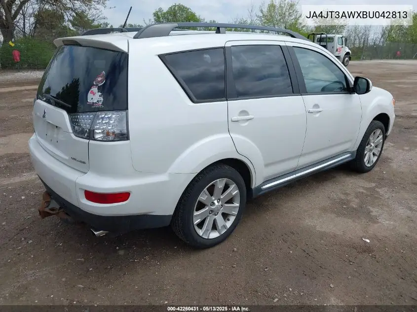 2011 Mitsubishi Outlander Se VIN: JA4JT3AWXBU042813 Lot: 42260431
