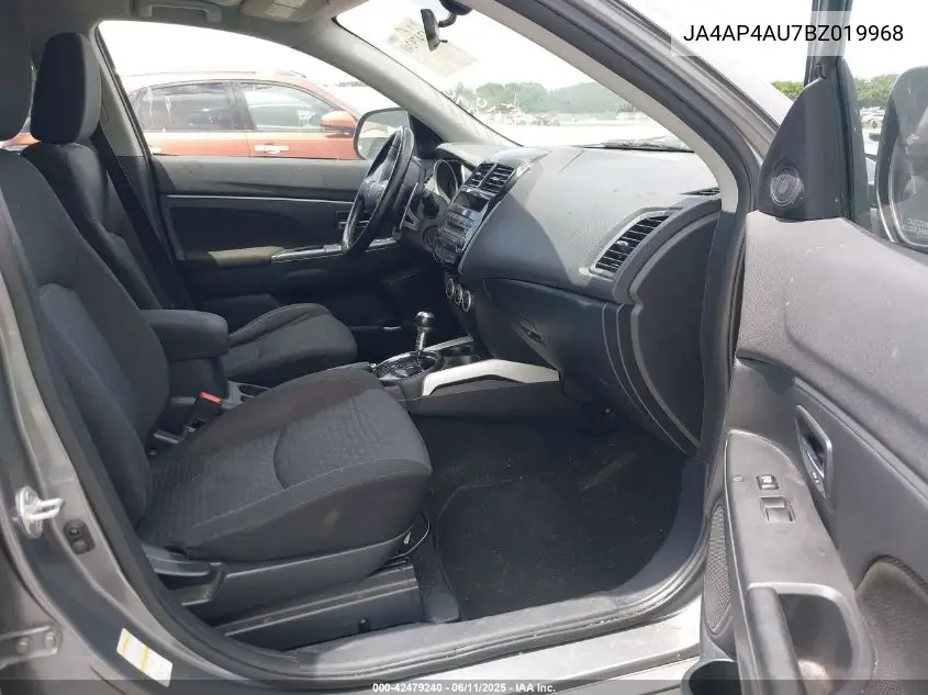 2011 Mitsubishi Outlander Sport Se VIN: JA4AP4AU7BZ019968 Lot: 42479240