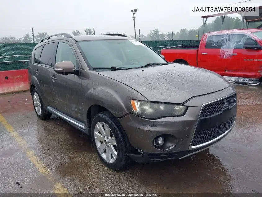 2011 Mitsubishi Outlander Se VIN: JA4JT3AW7BU008554 Lot: 42513236