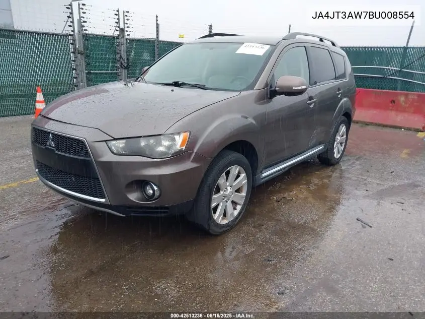 2011 Mitsubishi Outlander Se VIN: JA4JT3AW7BU008554 Lot: 42513236