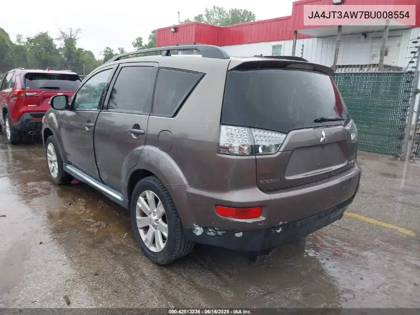 2011 Mitsubishi Outlander Se VIN: JA4JT3AW7BU008554 Lot: 42513236