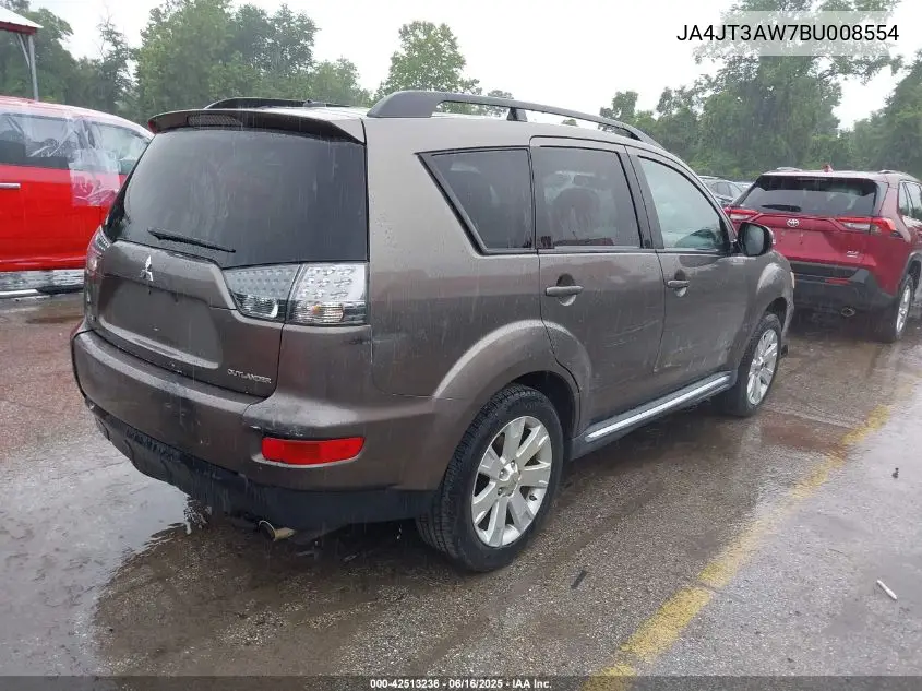 2011 Mitsubishi Outlander Se VIN: JA4JT3AW7BU008554 Lot: 42513236