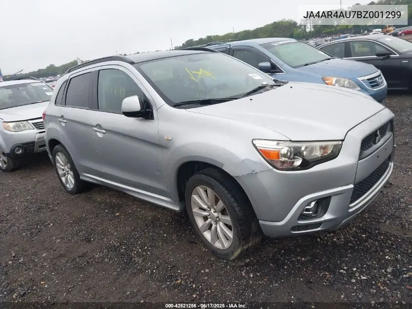 2011 Mitsubishi Outlander Sport Se VIN: JA4AR4AU7BZ001299 Lot: 42521256