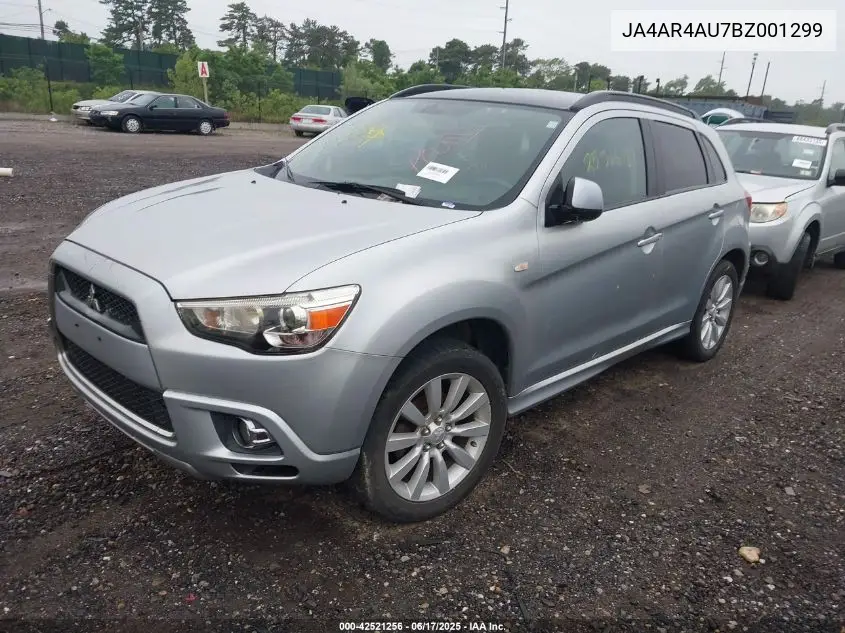 2011 Mitsubishi Outlander Sport Se VIN: JA4AR4AU7BZ001299 Lot: 42521256