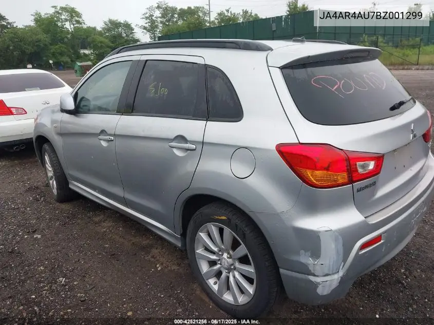 2011 Mitsubishi Outlander Sport Se VIN: JA4AR4AU7BZ001299 Lot: 42521256