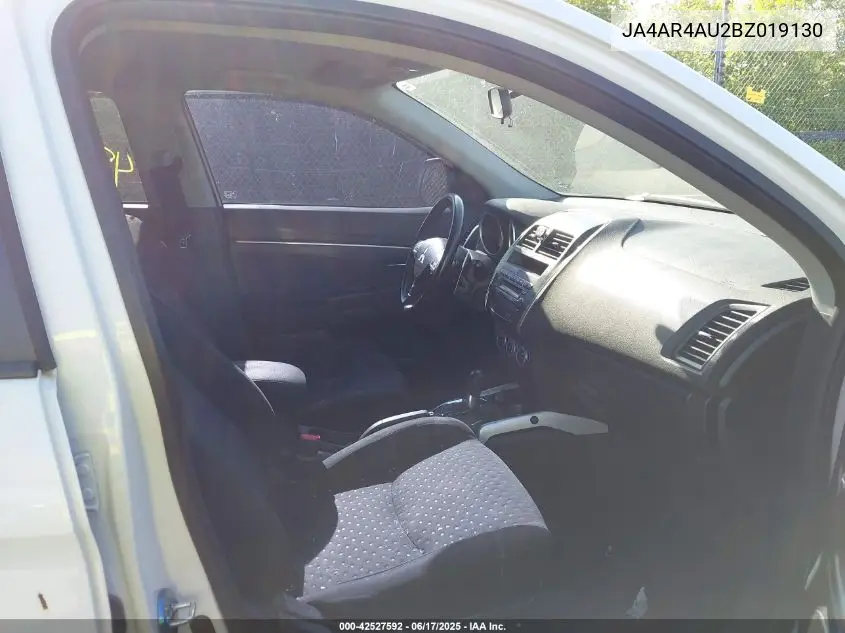 2011 Mitsubishi Outlander Sport Se VIN: JA4AR4AU2BZ019130 Lot: 42527592