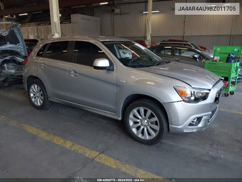 2011 Mitsubishi Outlander Sport Se VIN: JA4AR4AU9BZ011705 Lot: 42582770