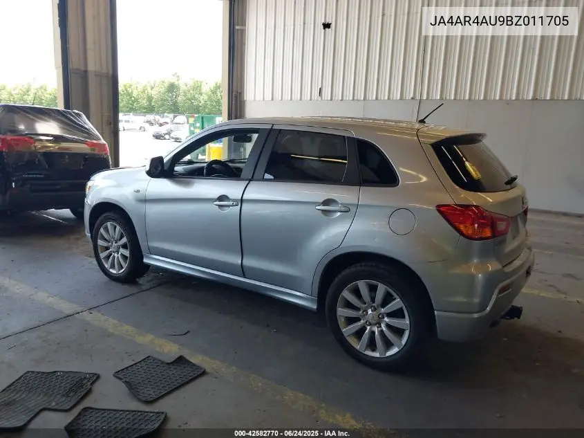 2011 Mitsubishi Outlander Sport Se VIN: JA4AR4AU9BZ011705 Lot: 42582770