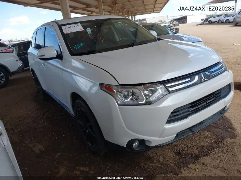 2014 Mitsubishi Outlander Gt VIN: JA4JZ4AX1EZ020235 Lot: 42037460