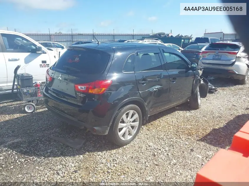 2014 Mitsubishi Outlander Sport Es VIN: 4A4AP3AU9EE005168 Lot: 42155939