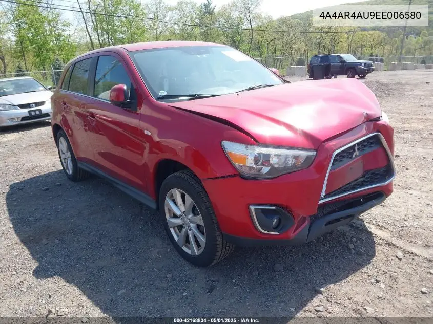 2014 Mitsubishi Outlander Sport Se VIN: 4A4AR4AU9EE006580 Lot: 42168834