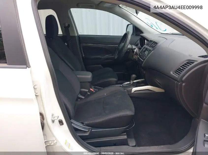 2014 Mitsubishi Outlander Sport Es VIN: 4A4AP3AU4EE009998 Lot: 42169590