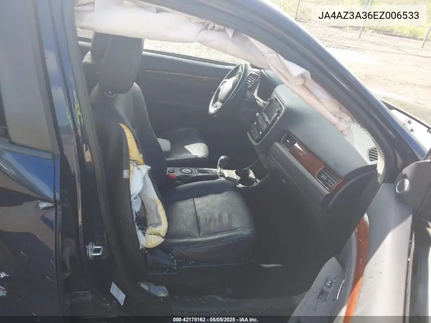 2014 Mitsubishi Outlander Se VIN: JA4AZ3A36EZ006533 Lot: 42178162