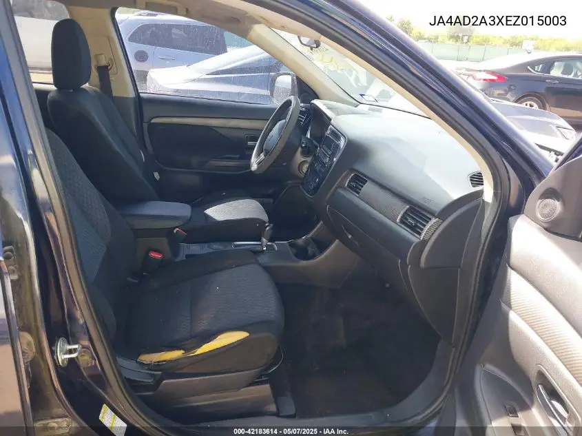 2014 Mitsubishi Outlander Es VIN: JA4AD2A3XEZ015003 Lot: 42183614