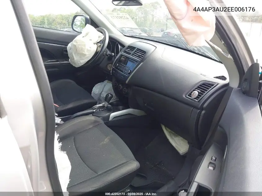 2014 Mitsubishi Outlander Sport Es VIN: 4A4AP3AU2EE006176 Lot: 42202173