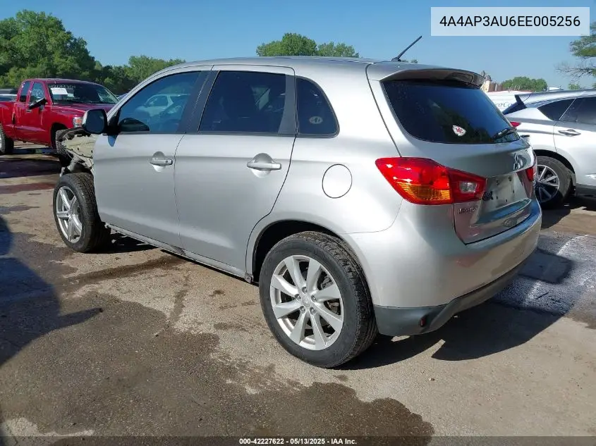 2014 Mitsubishi Outlander Sport Es VIN: 4A4AP3AU6EE005256 Lot: 42227622