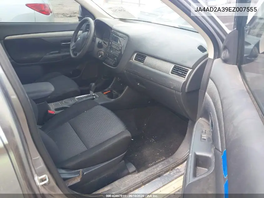 2014 Mitsubishi Outlander Es VIN: JA4AD2A39EZ007555 Lot: 42467511