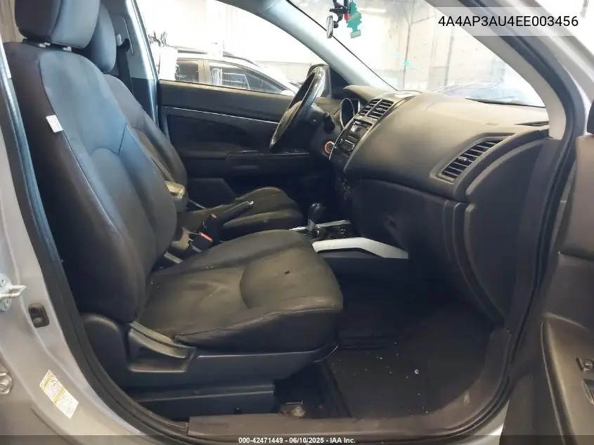 2014 Mitsubishi Outlander Sport Es VIN: 4A4AP3AU4EE003456 Lot: 42471449