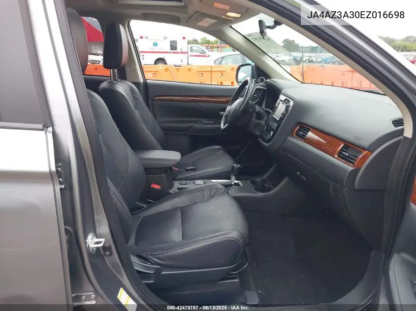 2014 Mitsubishi Outlander Se VIN: JA4AZ3A30EZ016698 Lot: 42478757