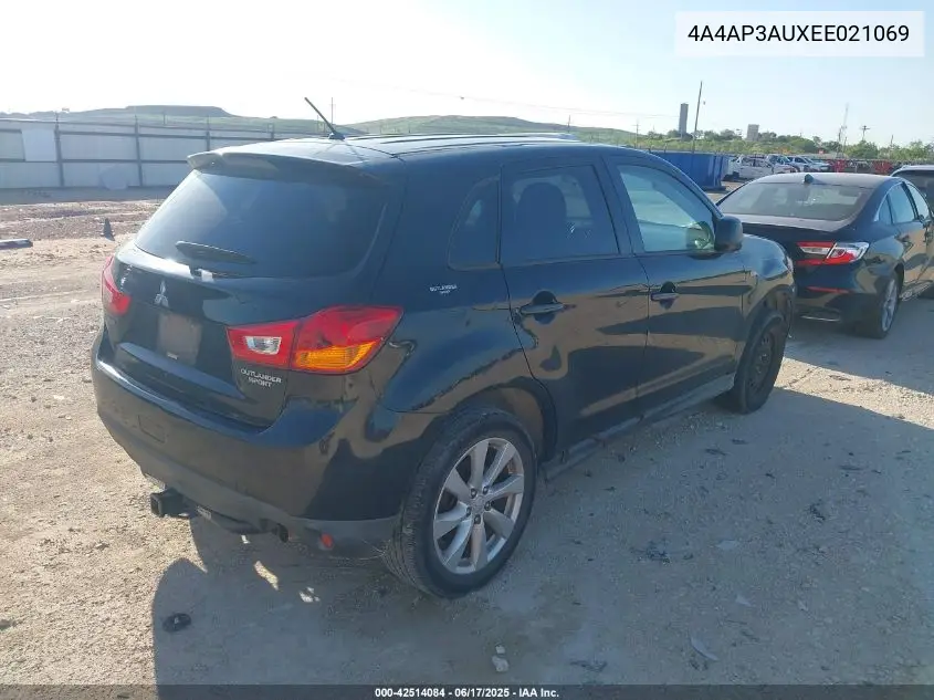2014 Mitsubishi Outlander Sport Es VIN: 4A4AP3AUXEE021069 Lot: 42514084