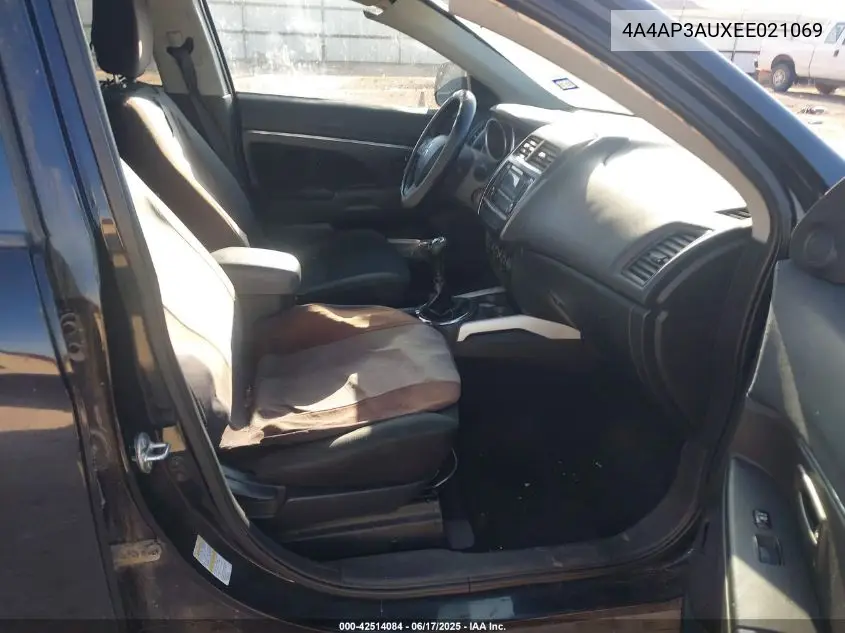 2014 Mitsubishi Outlander Sport Es VIN: 4A4AP3AUXEE021069 Lot: 42514084