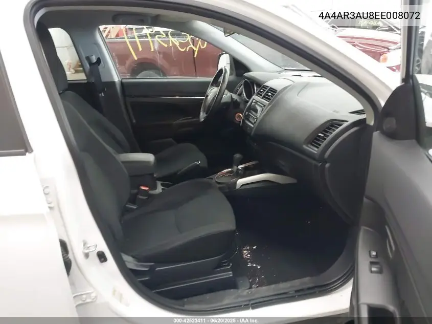 2014 Mitsubishi Outlander Sport Es VIN: 4A4AR3AU8EE008072 Lot: 42523411