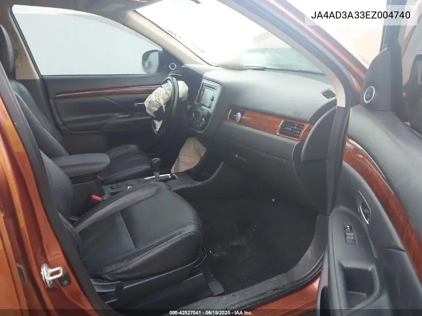 2014 Mitsubishi Outlander Se VIN: JA4AD3A33EZ004740 Lot: 42527041
