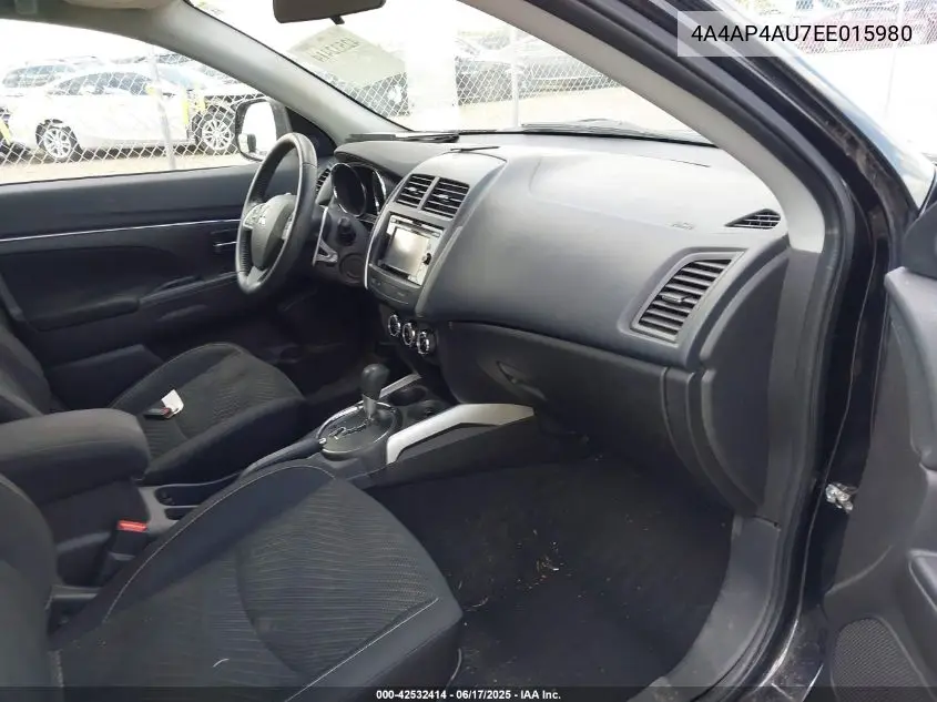 2014 Mitsubishi Outlander Sport Se VIN: 4A4AP4AU7EE015980 Lot: 42532414