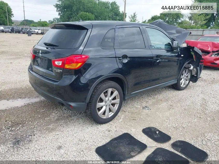 2014 Mitsubishi Outlander Sport Es VIN: 4A4AP3AUXEE015885 Lot: 42536793