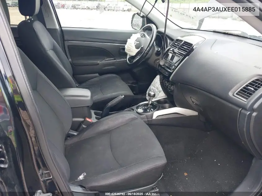 2014 Mitsubishi Outlander Sport Es VIN: 4A4AP3AUXEE015885 Lot: 42536793