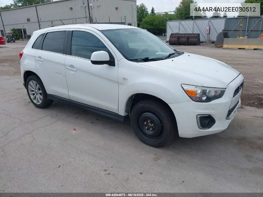 2014 Mitsubishi Outlander Sport Se VIN: 4A4AR4AU2EE030512 Lot: 42544572