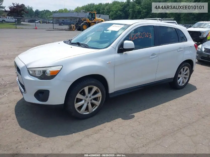 2014 Mitsubishi Outlander Sport Es VIN: 4A4AR3AUXEE010101 Lot: 42560363