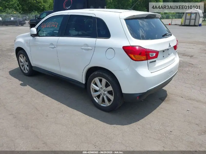 2014 Mitsubishi Outlander Sport Es VIN: 4A4AR3AUXEE010101 Lot: 42560363
