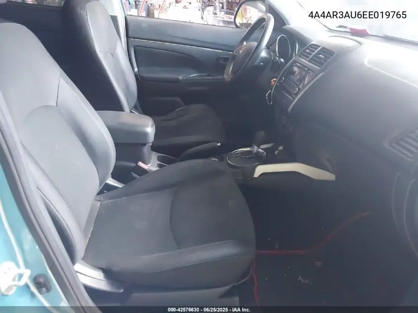 4A4AR3AU6EE019765 2014 Mitsubishi Outlander Sport Es