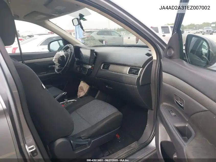 2014 Mitsubishi Outlander Es VIN: JA4AD2A31EZ007002 Lot: 42613451