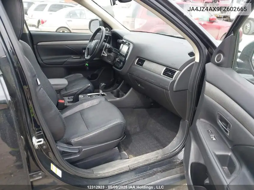 2015 Mitsubishi Outlander Gt VIN: JA4JZ4AX9FZ602665 Lot: 12312923