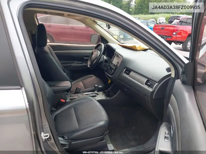 2015 Mitsubishi Outlander Se VIN: JA4AD3A38FZ009935 Lot: 42707304
