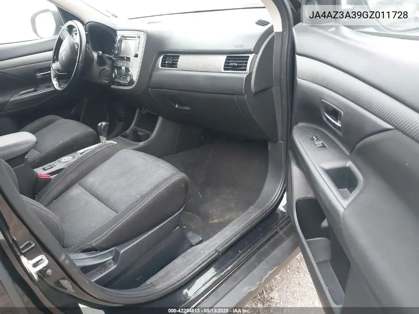 2016 Mitsubishi Outlander Se VIN: JA4AZ3A39GZ011728 Lot: 42254813