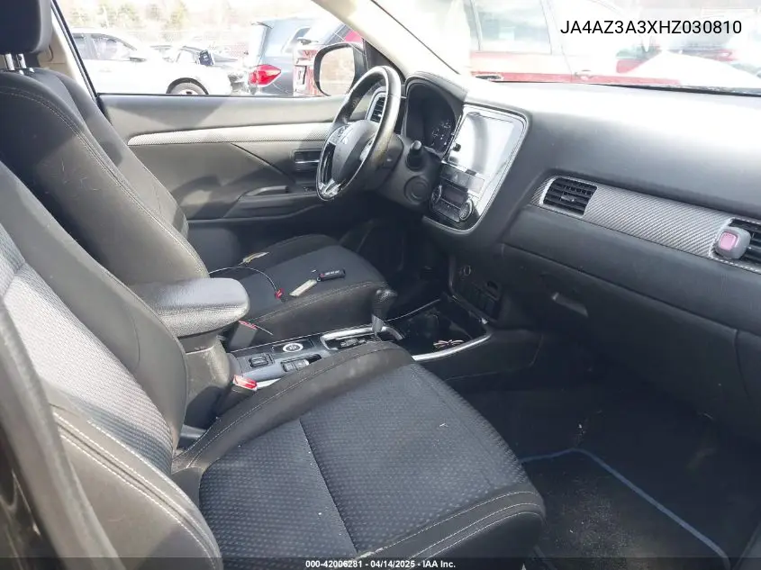 2017 Mitsubishi Outlander Se VIN: JA4AZ3A3XHZ030810 Lot: 42006281