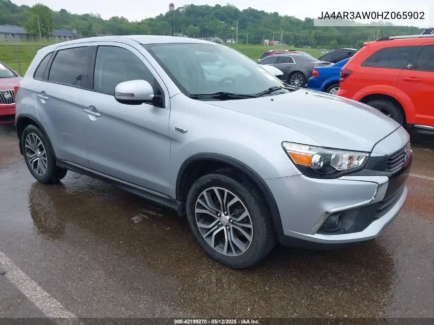 2017 Mitsubishi Outlander Sport 2.4 Se VIN: JA4AR3AW0HZ065902 Lot: 42199270